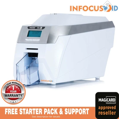 £545 • Buy Magicard Rio Pro Single Plastic ID Card & Badge Printer & Starter Pack Inc. VAT
