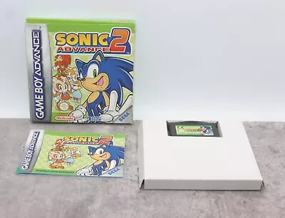 Sonic Advance 2 Nintendo Game Boy Advance GBA Original Box With Manual Used • £30