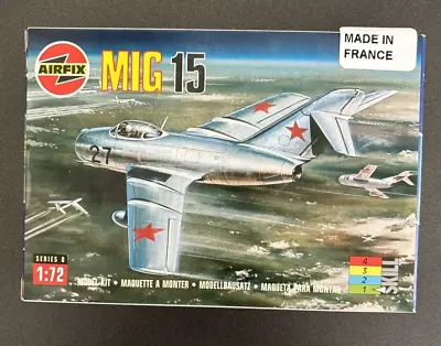 AIRFIX 1/72 MIG 15 Plastic Model Kit (NIOB) #00017 • $14.99