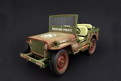 Army Jeep Military Police Dirty 1/18 Scale Diecast Car By American Diorama 77406 • $46.99
