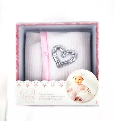 Toys R US Baby So Sweet Doll Nursery Gift Set Heart Knit Blanket You & Me New • $42.71