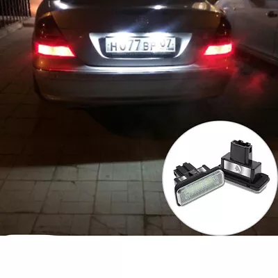 For Mercedes-Benz W203 W211 W219 R171 LED License Number Plate Lights 2Pcs • $12.25