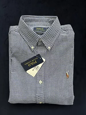 Polo Ralph Lauren Button Down Shirt Custom Fit Multicoloured Check Medium • £44.99