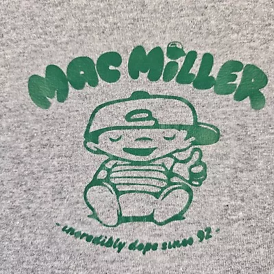 Mac Miller Vintage T-Shirt L/XL Incredibly Dope Since 92 Rap Tee You'll Be Fine  • $64.99