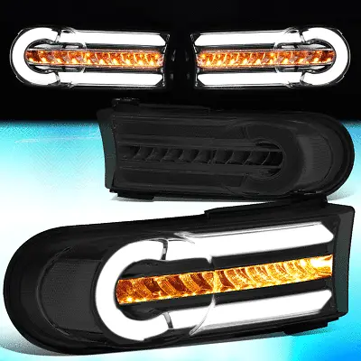 For 2007-2014 Fj Cruiser Led Drl+sequential Turn Signal Front Bumper Light Lamps • $86.88