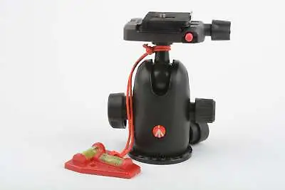 Manfrotto 498RC2 Ball Head W/QR Plate + Bubble Level Nice And Clean • $74.35