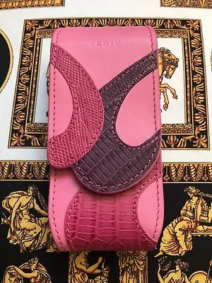 Vertu Constellation C Limited Edition Pink Leather Phone Case Brand NEW  • $89.99
