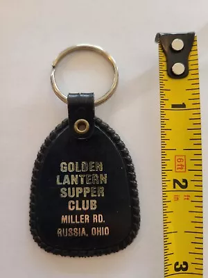 Golden Lantern Supper Club Vintage Key Chain Ring Fob Russia Ohio • $7