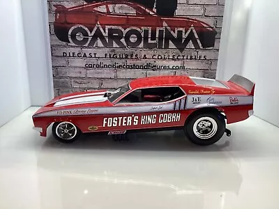1:18 Auto World 1972 Ford Mustang Fosters King Cobra Funny Car Ma# 661 • $99.99