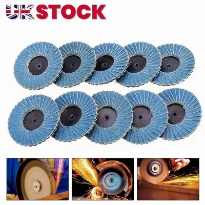 £6.79 • Buy 10PCS  2' SATC 60 Grit Flap Disc Mini Grinding Wheel Flap Type R Sanding Discs