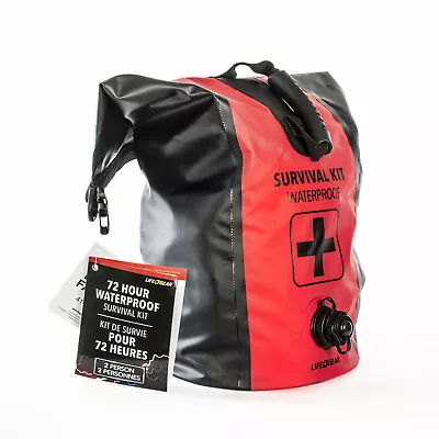 Life Gear Waterproof 2 Person 72 Hour Dry Bag Survival Kit 41-3821 • $114.99