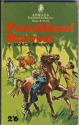 £14.49 • Buy 1966 ARMADA PAPERBACK - PUNCHBOWL HARVEST By MONICA EDWARDS HORSE / PONY