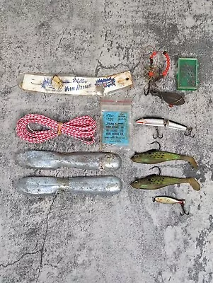 Vintage Lot Fishing Lures And Hooks Fish Supplies Accessories • $10.75