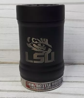 LSU Can/Bottle Holder Vacuum Insulated Metal Koozie • $12.50