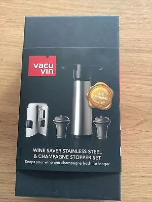 Vacu Vin  Wine Saver And Champagne Stopper Set • £14.25