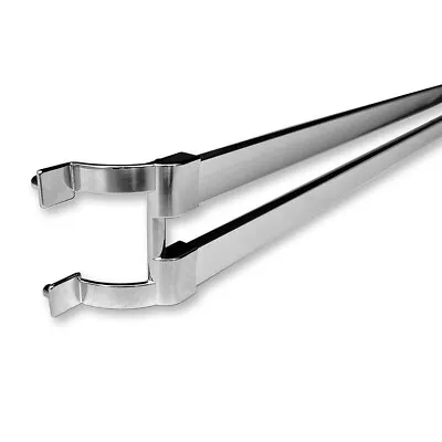 Gordon Glass® 30  Chrome Sliding Shower Door Double Towel Bar With Brackets • $57.45