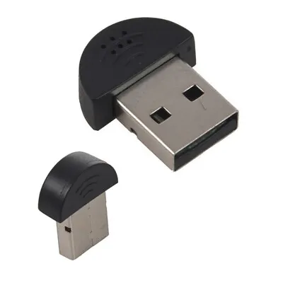 USB Plug Mini Studio Speech Microphone PC Laptop Part MIC Recording Adapter For • $7.43