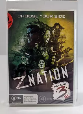 Z Nation Complete Season 3 DVD 4 Disc Set PAL Region 4 Brand New Sealed • $14.95