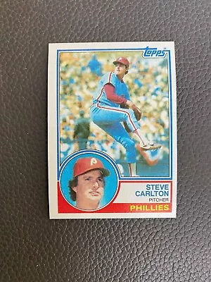 1983 Topps #70 Steve Carlton Baseball Card Philadelphia Phillies - HOF • $1.75