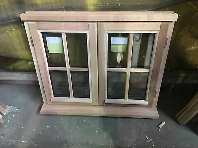 £510 • Buy Cottage Bar Double Glazed Hardwood Windows 910mm X 895mm 2 Side Openers Window