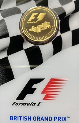 $575 • Buy 2016 1/4 Oz $25 SI Gold Formula 1® British Grand Prix (In Assay) - Limited Qty