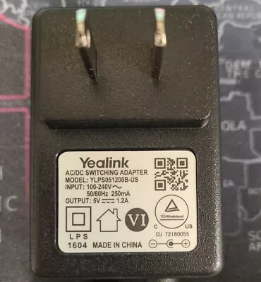 $5.99 • Buy Yealink Ac/Dc 100-240V 5V Switching Adapter