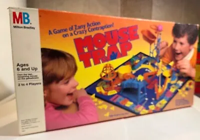 Mouse Trap Game Milton Bradley Vintage 1986 Board With Pieces Parts And Box • $6.95