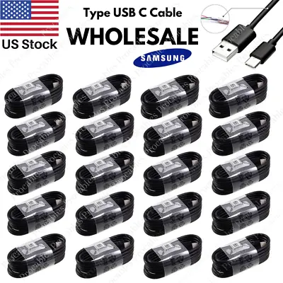 100X Lot USB-C To USB-A Cable Type C Fast Charger Data Cord For Samsung Android • $13.89
