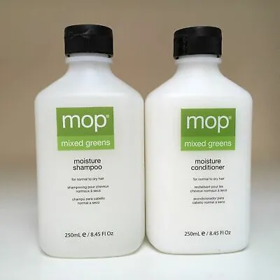 Mop Mixed Greens Moisture Shampoo Conditioner Duo 8.45 Oz Each   New Fresh • $37.99