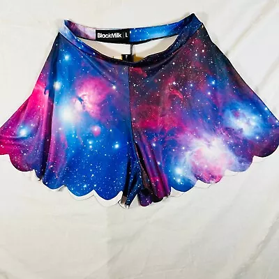 BlackMilk Galaxy Purple Shorts / Skort Size L • $40