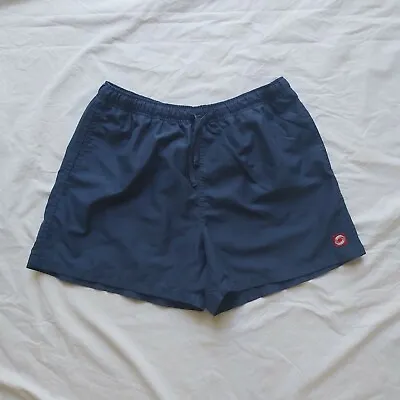 Waveline Gents Mens Shorts Blue Pockets Mesh Lining From Australia VGC Size XL • £8.99