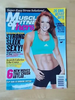 MUSCLE & FITNESS HERS Female Muscle Exercise Magazine/VERONIQUE MORIN 12-12 • $6.49