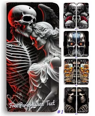 For OPPO R Series Personalised Text Phone Cover - Skull - R17/R15 Pro/R11/s+/R9s • $19.98