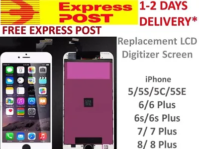 NEW LCD Touch Screen Replacement Digitizer Assembly IPhone 6s 8 Plus 7 6 5 5s SE • $18.35