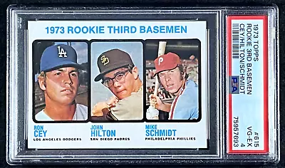 1973 Topps Mike Schmidt Hof Rookie #615 Psa 4 Centered/sharp • $174.99