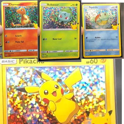 $5.90 • Buy McDonalds POKEMON 2021 25th Anniversary 25 HOLO Cards Complete Your Set Pikachu 