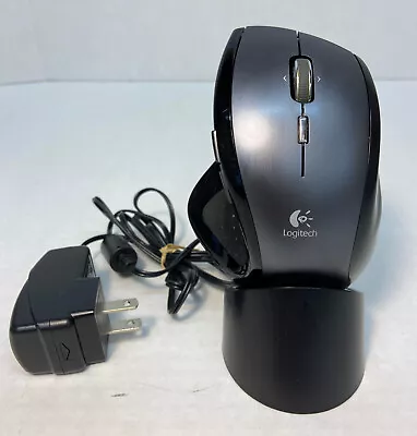 Logitech MX Revolution M-RBQ124 Ergonomic Wireless Laser Mouse W/ Charger No USB • $22.96