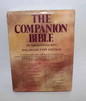The Companion Bible: Enlarged Type Edition Softcover ACCEPTABLE • $49.99