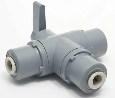 Zoro Select 6908790 1/4  Push Pvc Ball Valve 3-Way • $31.79