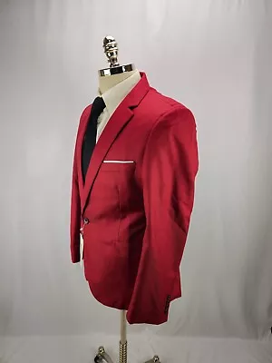 Mage Male Men's Red Blazer Jacket XL NWT • $40