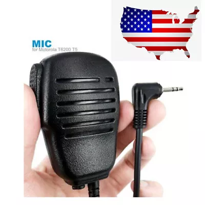 2.5mm Rainproof Speaker Microphone For Motorola Talkabout T5/7 T5410 T6200 Radio • $9.04