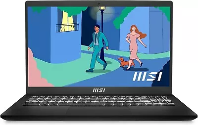 MSI Modern 15 B12M-027UK 15.6  512GB SSD Intel Core I7-1255U 1.3 GHz 8GB... • £389