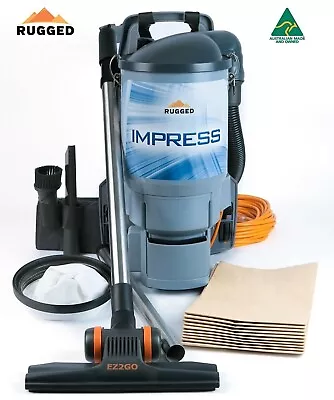 Rugged Impress 1400W Hepa Commercial Backpack Vacuum Cleaner Made In Australia • $374