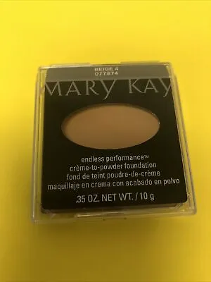 Mary Kay Endless Performance Creme To Powder Foundation 077874 Beige 4  0.35oz • $24.99