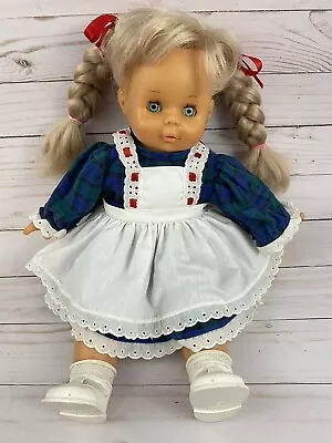 Vintage 1983 Famosa Spain Doll Vinyl Soft Body Blonde Blue Eyes 80s • $35