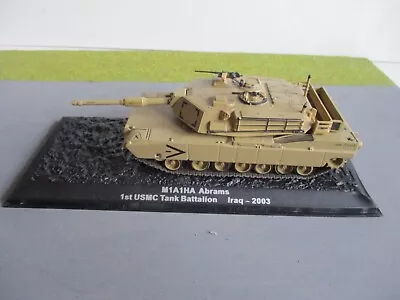 DE Agostini  Combat  Tanks 1:72  Scale  M1A1HA  Abrams • £4.99