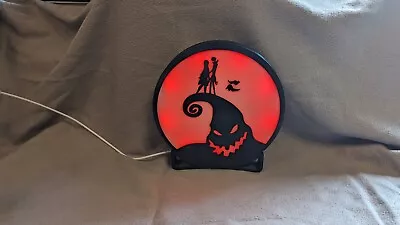 Nightmare Before Christmas Style LED Colour Changing Nightlight  Music Reactive • £20