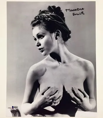 MADELINE SMITH James Bond Girl MISS CARUSO Signed 11x14 Photo ~ Beckett BAS COA • $69.99