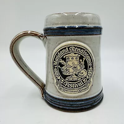 Maryland Renaissance Festival Deneen Pottery Beer Mug Tankard Stein Vintage 1987 • $29.99