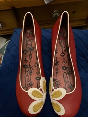 £60 • Buy Fly London Leather Heeled Shoes Size UK 8 - EUR 41